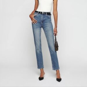 Reformation Liza Ultra High Rise Straight Jeans
